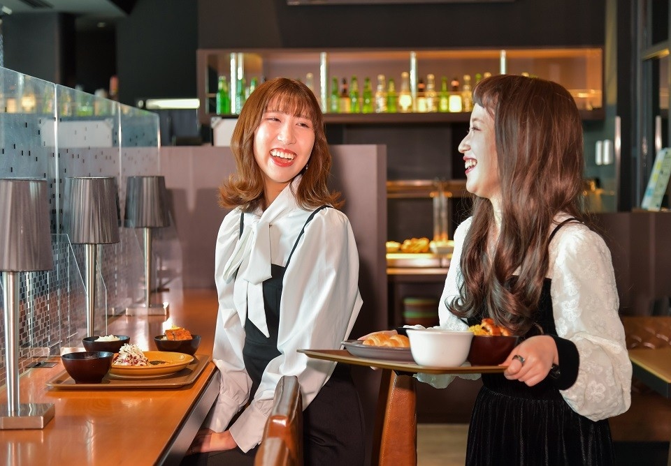 写真：朝食ビュッフェ