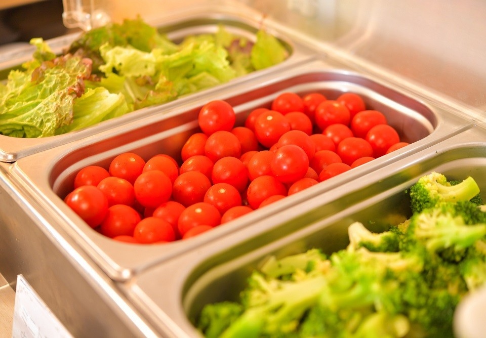写真：朝食ビュッフェ
