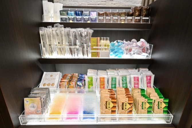 画像：楽しく選べるアメニティBAR