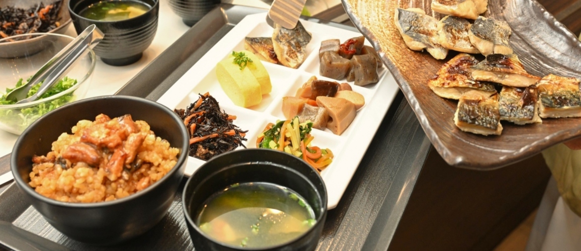 写真:朝食